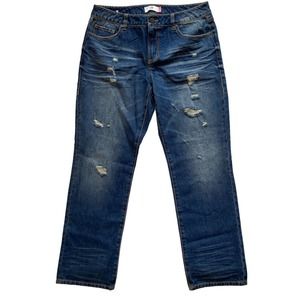 Cabi 100% Boyfriend High-Rise Straight Leg Jeans Size 10